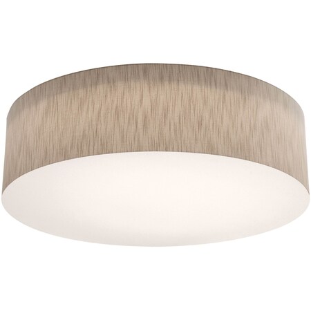 Afx Anton 30in. Medium Base Flush Mount, Jute Shade ANF3044MB-JT